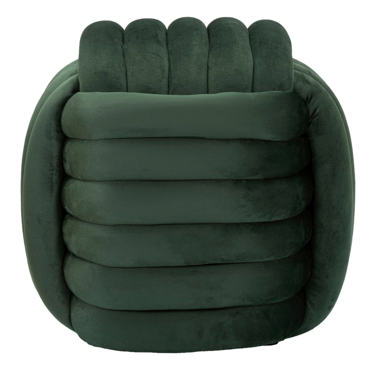 Taburete Softy Terciopelo Verde