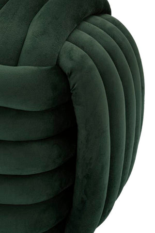 Taburete Softy Terciopelo Verde