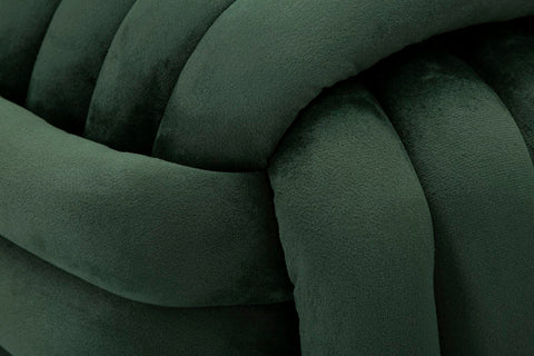 Taburete Softy Terciopelo Verde