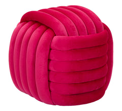 Tabouret Softy Velours Fuchsia