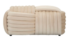 Banc noué Velours Crème
