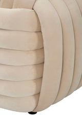 Banc noué Velours Crème