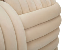 Banc noué Velours Crème