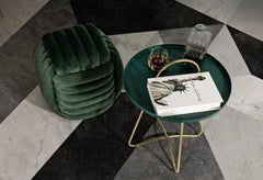 Tabouret Softy Velours Vert