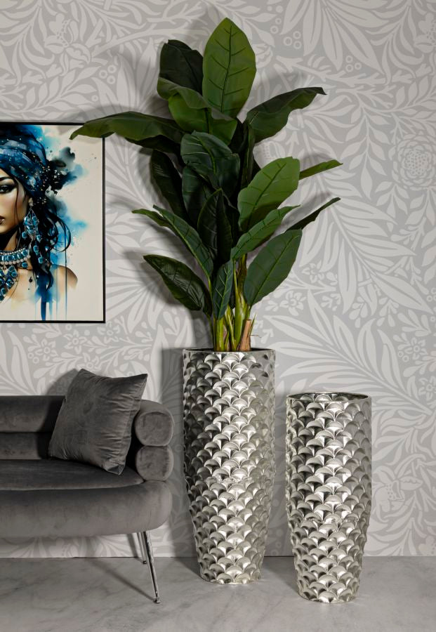 VASE HOLDER SILVY SET 2 PCS CM Ø 37X92X-32X75