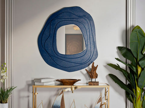 Espejo de pared Dalia azul