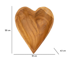 Vide-poches en forme de cœur Kiha Teck recyclé