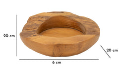 Plateau Erusi en Teck recyclé