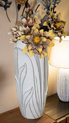 Vase en céramique décorations en relief Gardy
