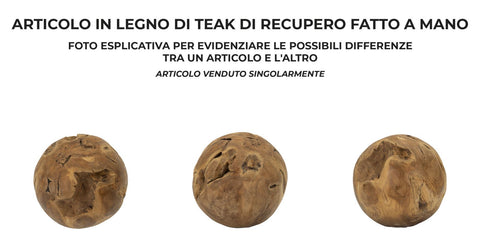 BALL TEAK CM Ø 30