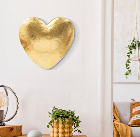 WALL LAMP GOLDY HEART CM 25,5X15X24