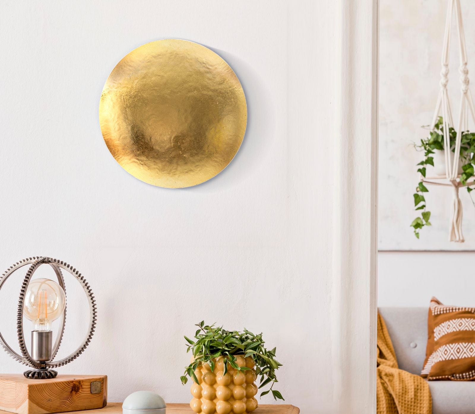 WALL LAMP GOLDY ROUND CM Ø 26X13