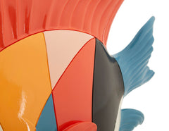 Objet décoratif Poisson Rubic en couleurs vives