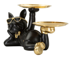 Chien Rover avec Plateau doré