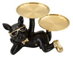 Chien Rover avec Plateau doré