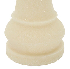 Statuette Roi d'échecs Tons Clairs Détails Dorés