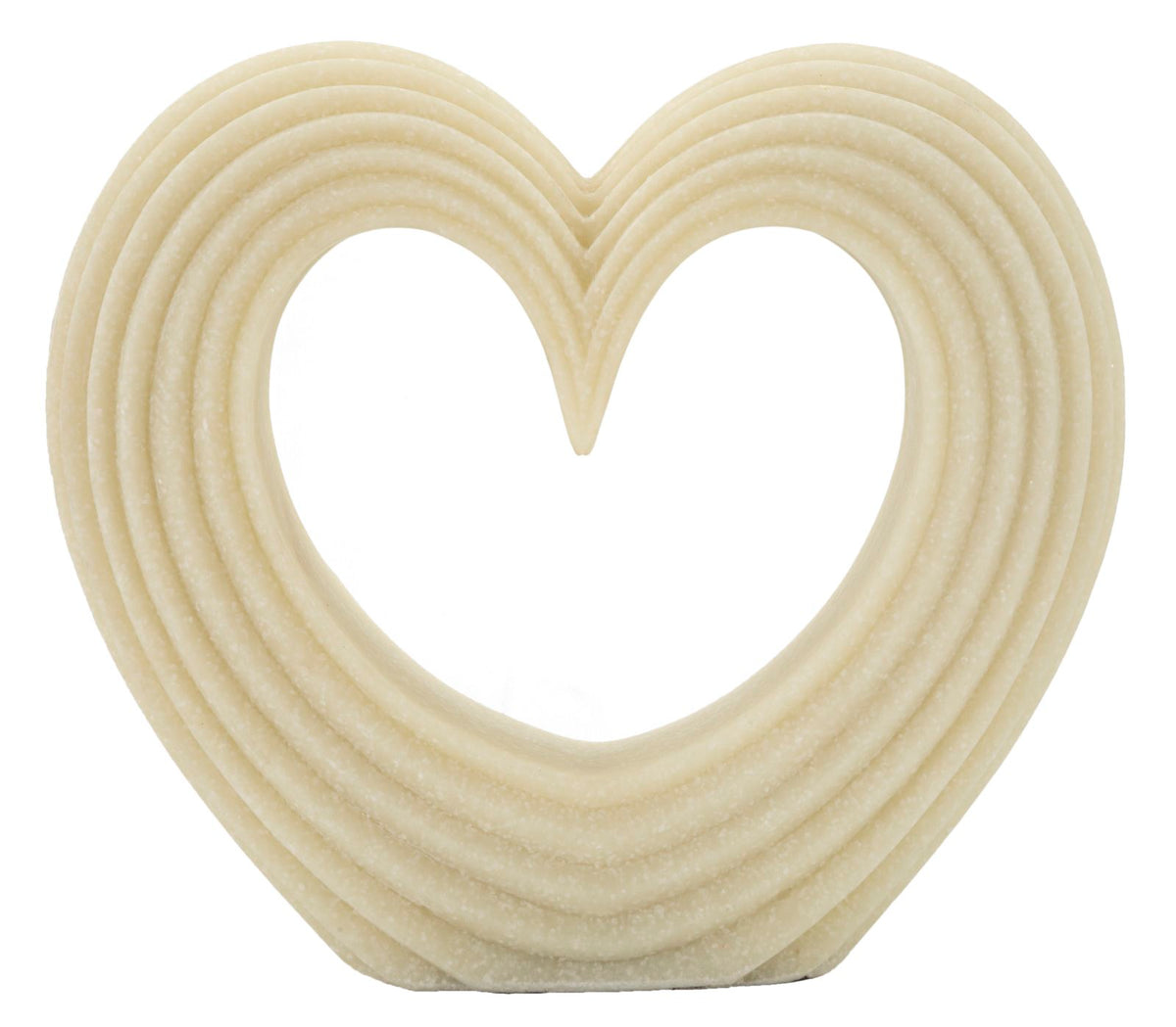 Cœur décoratif en teintes claires avec texture lignes fines