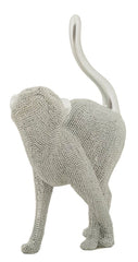 Statuette de chat Argent