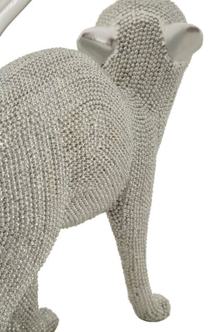 Estatua de gato Plata