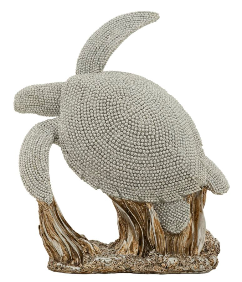 Estatua decorativa de tortuga estilo contemporáneo