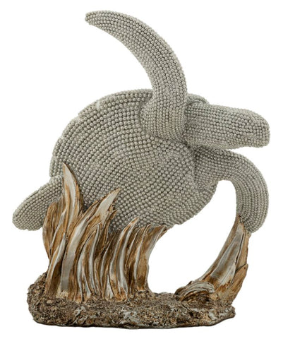 Estatua decorativa de tortuga estilo contemporáneo