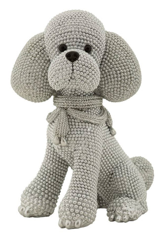 Chien Caniche Argenté