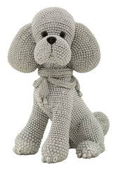 Chien Caniche Argenté