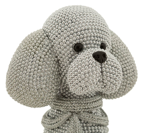 Chien Caniche Argenté