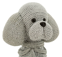 Chien Caniche Argenté