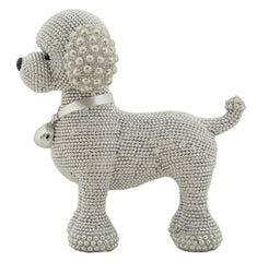 Chien Caniche Argenté