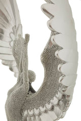 Statue en argent avec ailes