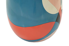 Vase en résine Rubic moderne géométrique multicolore