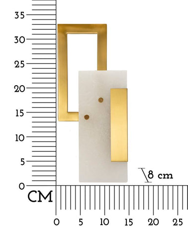 WALL LAMP CUBE CM 15X8X33