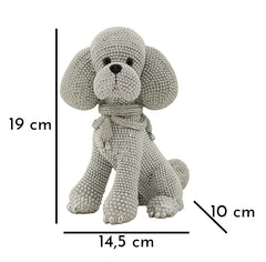 Chien Caniche Argenté