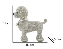 Chien Caniche Argenté