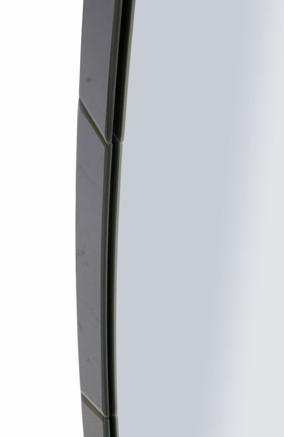 OSLO BLUE WALL MIRROR CM 55X2X150 ( INSIDE MIRROR SIZE CM 42,5x137,5)
