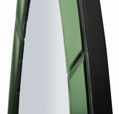 OSLO WALL MIRROR GREEN CM 55X2X150 ( INSIDE MIRROR SIZE CM 42,5x137,5)