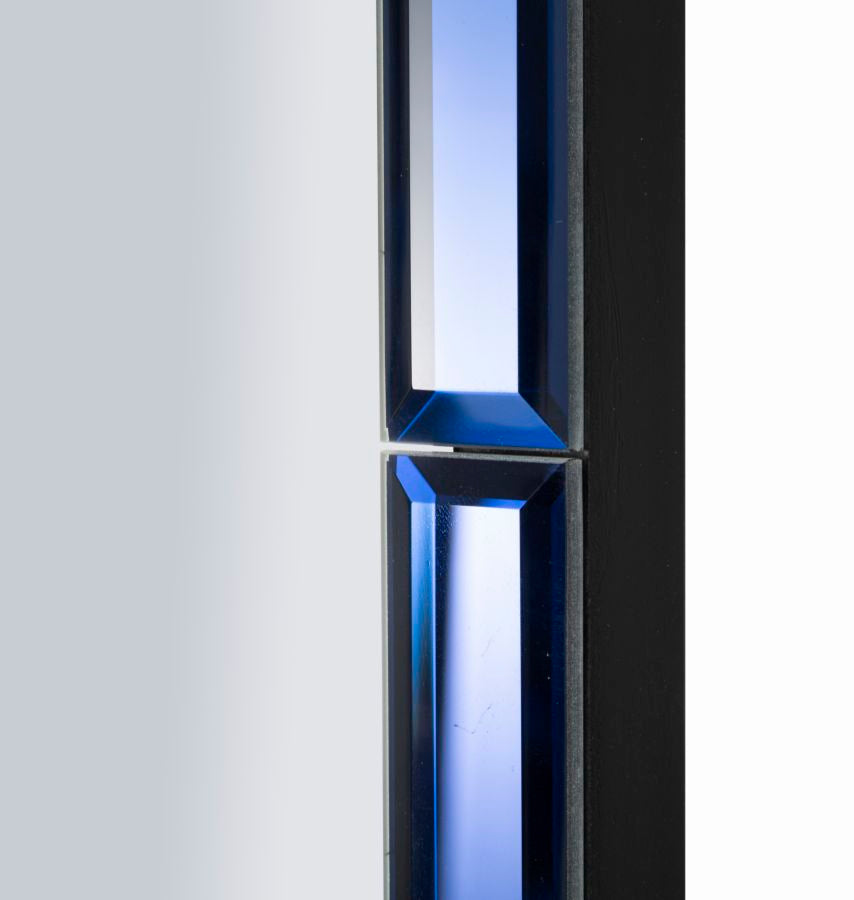 BERLIN BLUE WALL MIRROR CM 55X2X150 ( INSIDE MIRROR SIZE CM 49X143,5)