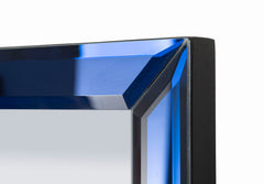 BERLIN BLUE WALL MIRROR CM 55X2X150 ( INSIDE MIRROR SIZE CM 49X143,5)