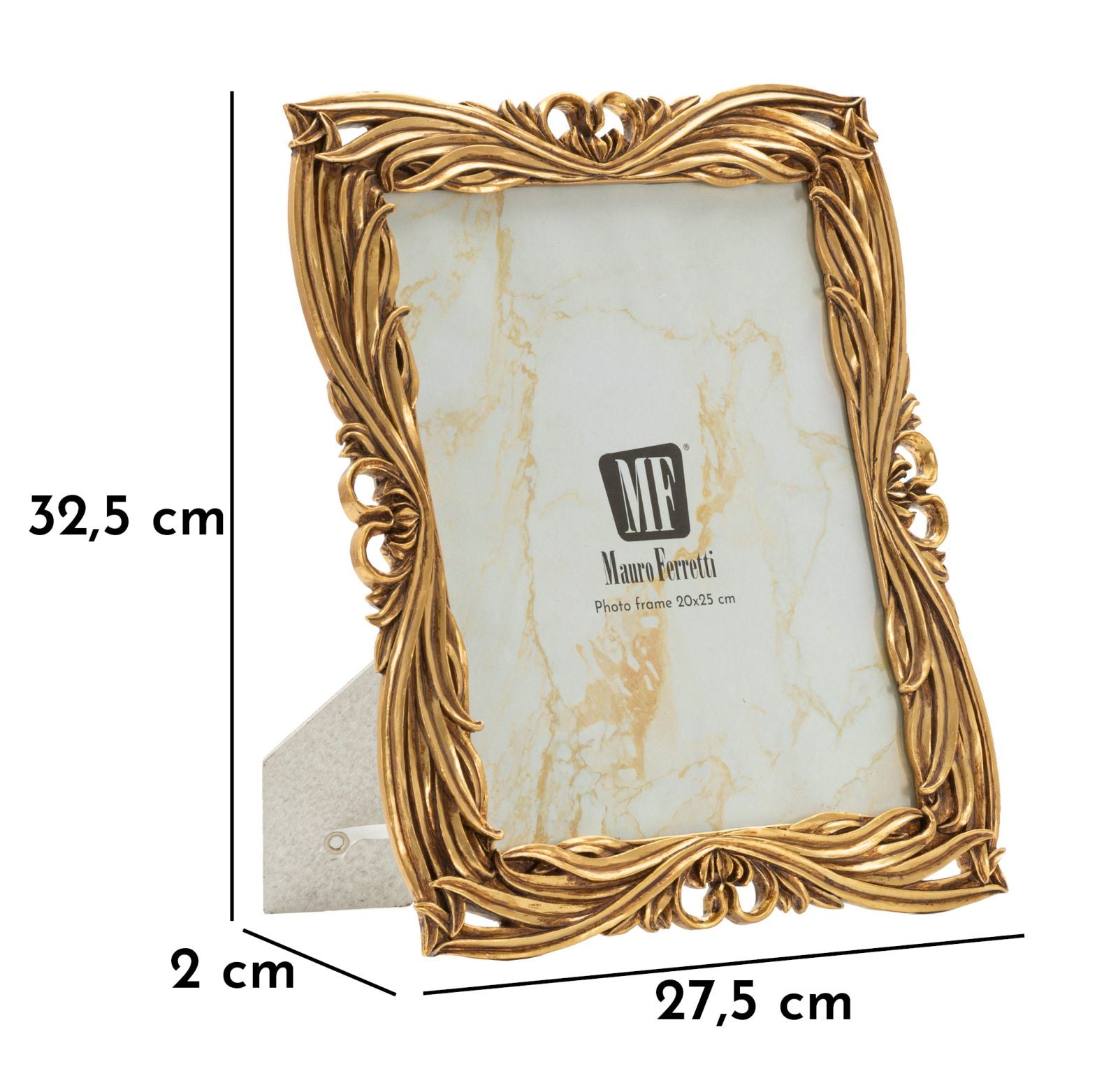 BAROQUE FRAME CM 27,5x2x32,5 (INTERNAL MEASURE CM 20x25) 