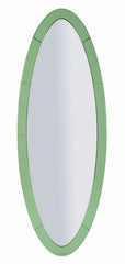 OSLO WALL MIRROR GREEN CM 55X2X150 ( INSIDE MIRROR SIZE CM 42,5x137,5)