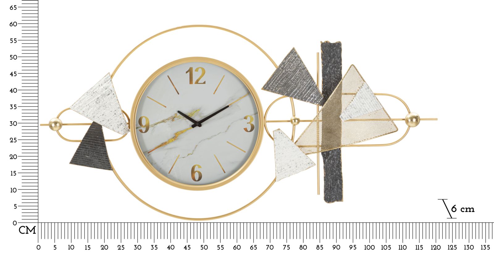 WALL CLOCK AMY CM 120X6X60