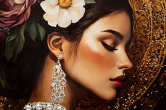 PRINTING ON CANVAS PERSIAN LAQUARED WITH FRAME-A- CM 62X3,5X92