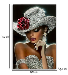 PRINTING ON CANVAS ORLEANS LAQUARED WITH FRAME -B- CM 102X4,5X152
