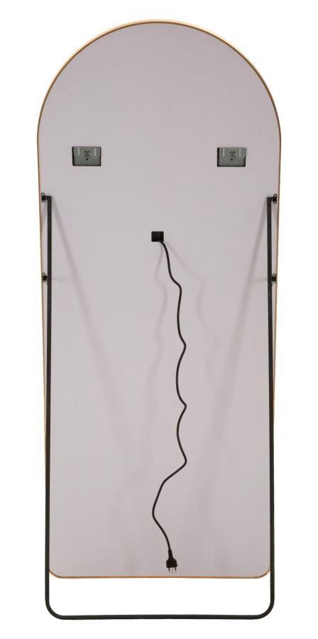 LED FLOOR MIRROR HOLLYWOOD ARC CM 70X6-45X170 (3 COLOR LIGHT)