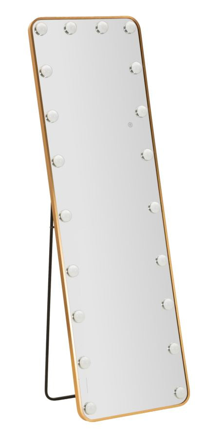 LED FLOOR MIRROR HOLLYWOOD RECTANGULAR CM 50X6-45X160 (3 COLOR LIGHT)