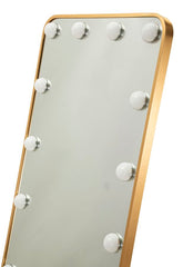 LED FLOOR MIRROR HOLLYWOOD RECTANGULAR CM 50X6-45X160 (3 COLOR LIGHT)