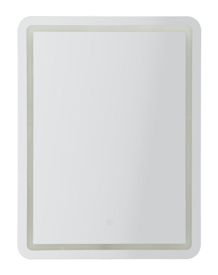 LED WALL MIRROR SIMPLE RECTANGULAR CM 60X3,5X80 (3 COLOR LIGHT)