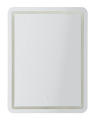 LED WALL MIRROR SIMPLE RECTANGULAR CM 60X3,5X80 (3 COLOR LIGHT)