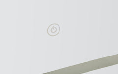 LED WALL MIRROR SIMPLE RECTANGULAR CM 60X3,5X80 (3 COLOR LIGHT)